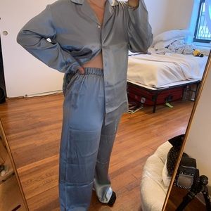 Light blue matching pajama set